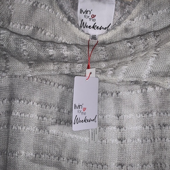 Livin’ for the Weekend dress. Size Small/Petite. Very lightweight sweater dress. - Picture 4 of 8